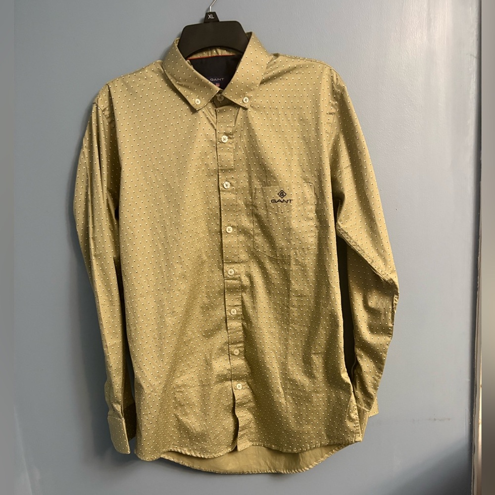 Gant Men's Mustard Button Down Shirt